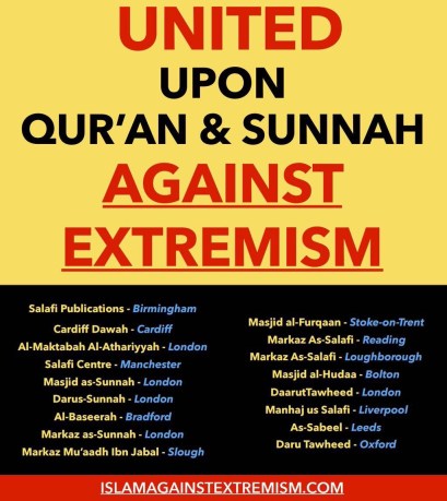 uniteduponquranandsunnahagainstextremism